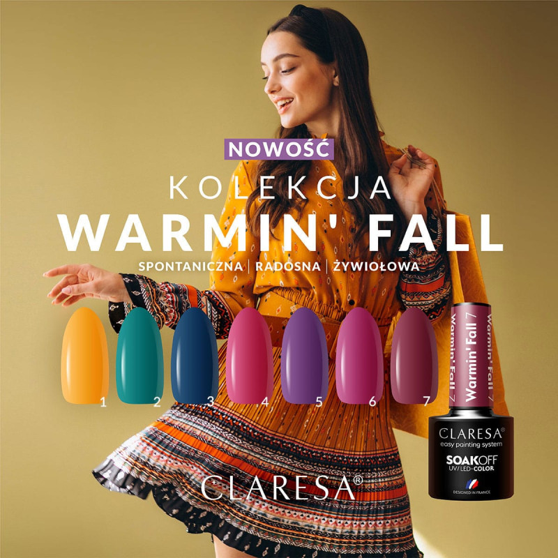 Geelilakka – Claresa WARMIN’ FALL nro 1 – 5 ml