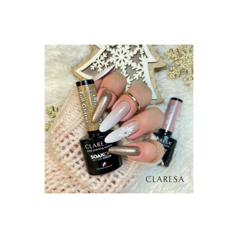 Gel polish – Claresa FULL Glitter No. 2 – 5 ml