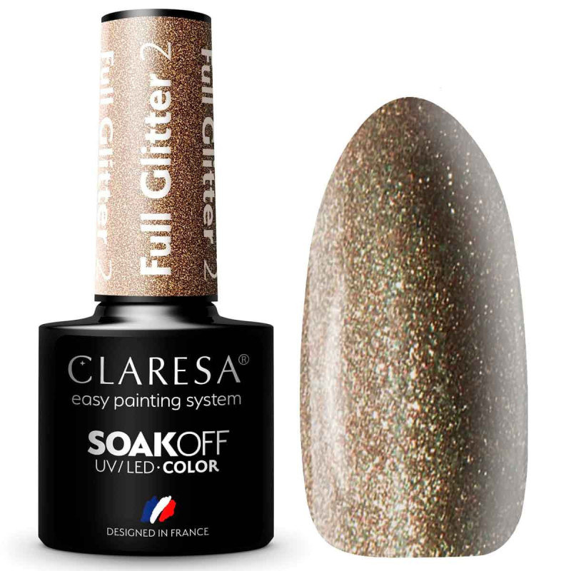 Geelilakka – Claresa FULL Glitter nro 2 – 5 ml