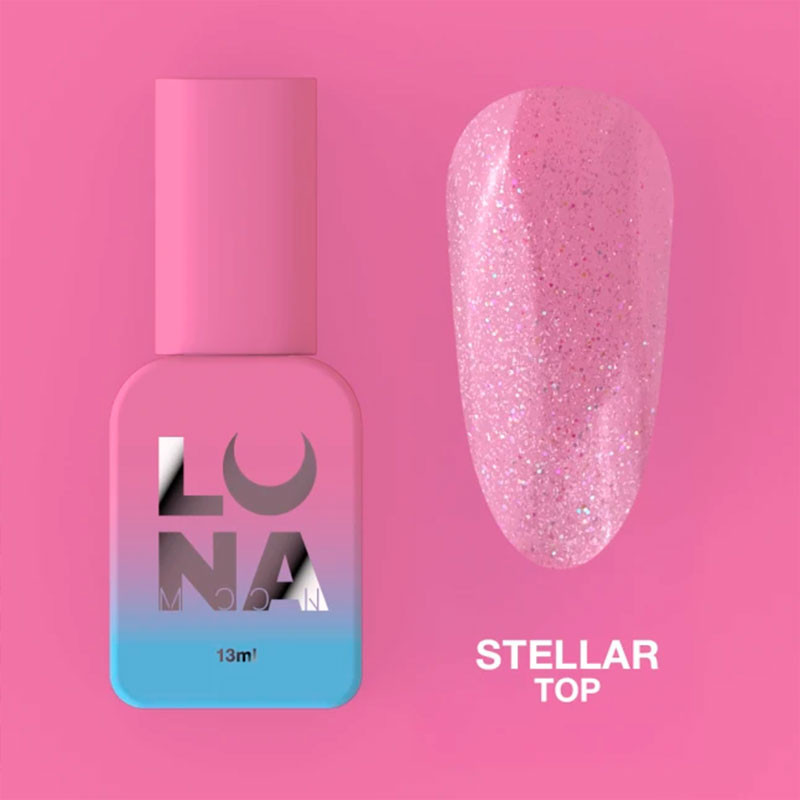 Top coat ilman tahmeaa kerrosta – Lunamoon Top Stellar – 13 ml