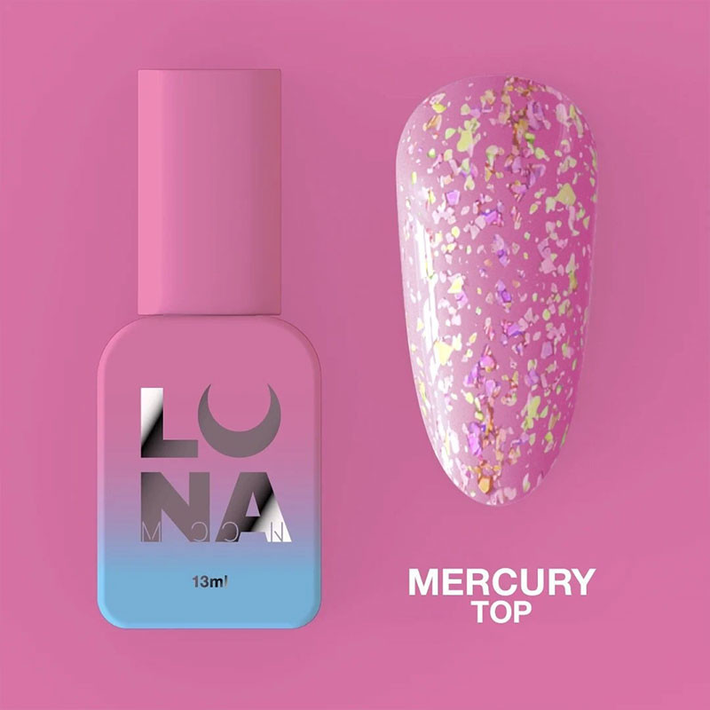 Päällyslakka (ilman tahmaisuutta) – Lunamoon Mercury – 13 ml