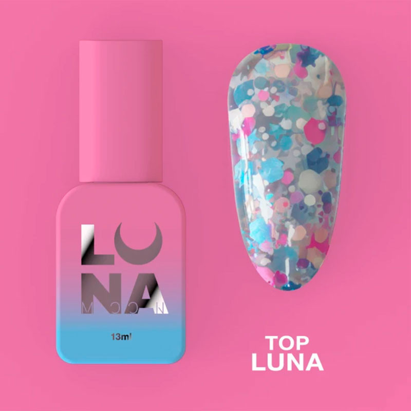 Päällyslakka (ilman tahmaisuutta) – Lunamoon Top Luna – 13 ml