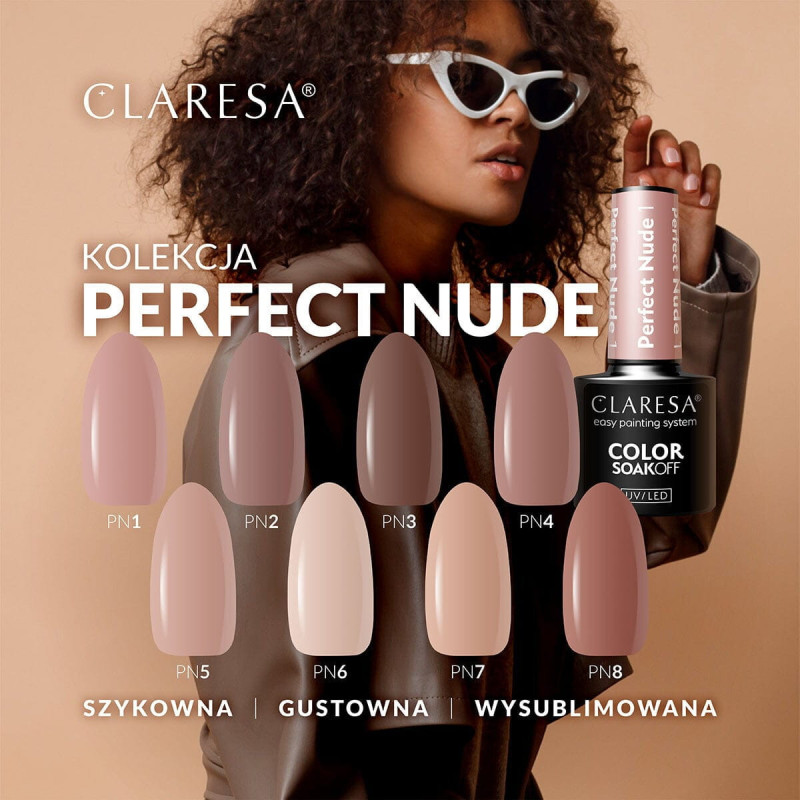 Geelilakka – Claresa Perfect Nude nro 1 – 5 ml