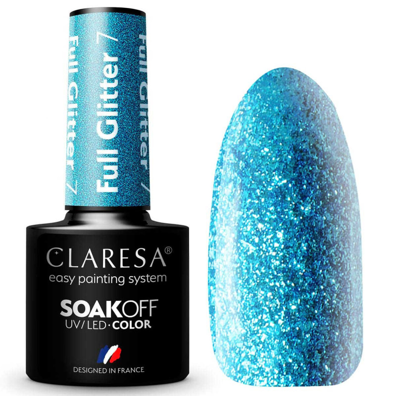 Geelilakka – Claresa FULL Glitter nro 7 – 5 ml