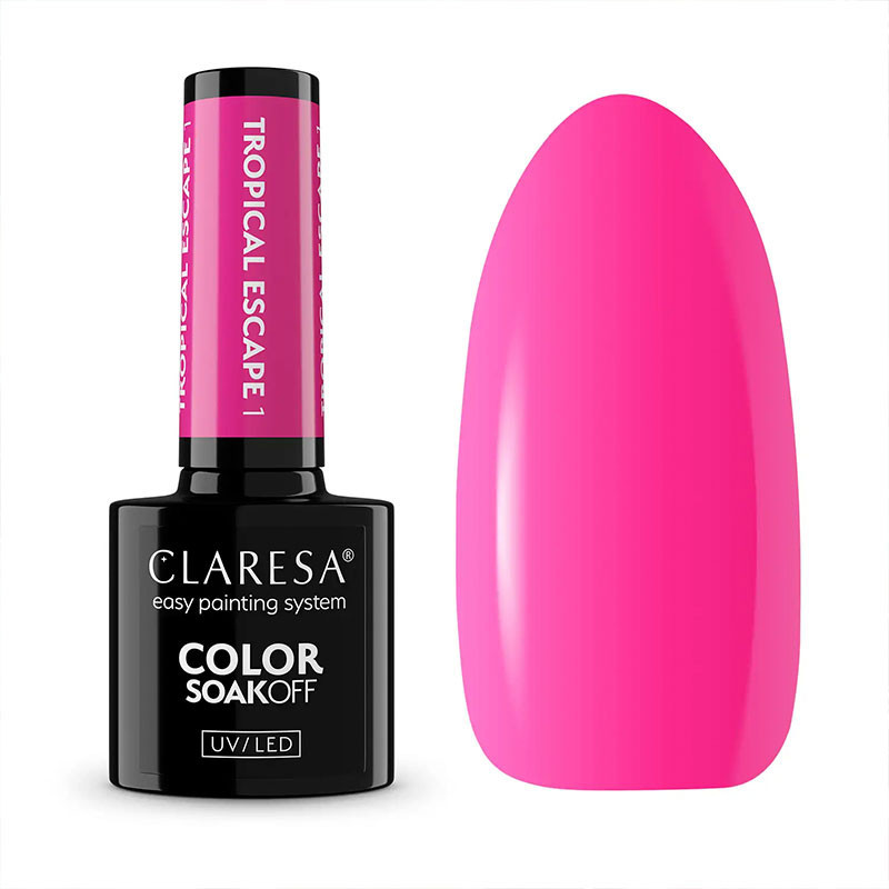 Värigeelilakka – Claresa – Tropical Escape № 1, 5 g