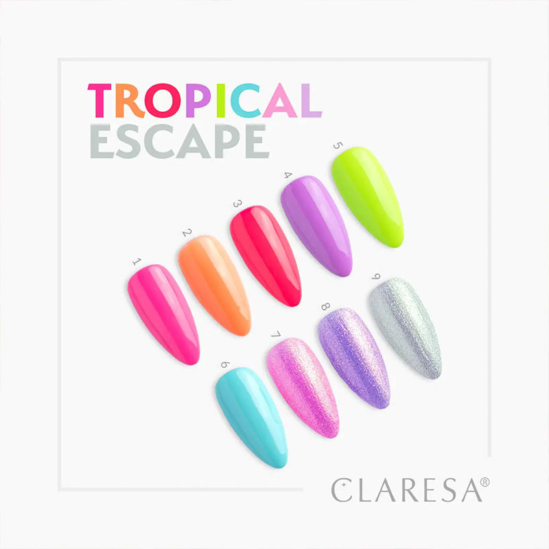 Värigeelilakka – Claresa – Tropical Escape № 3, 5 g