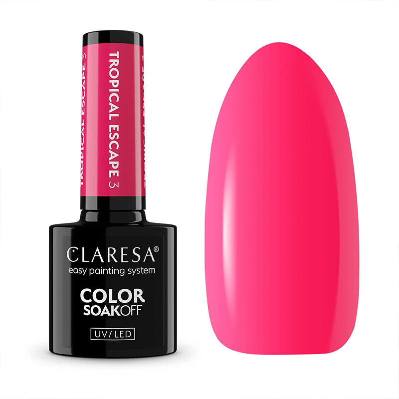 Värigeelilakka – Claresa – Tropical Escape № 3, 5 g