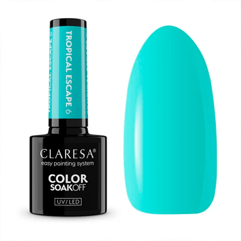 Värigeelilakka – Claresa – Tropical Escape № 6, 5 g