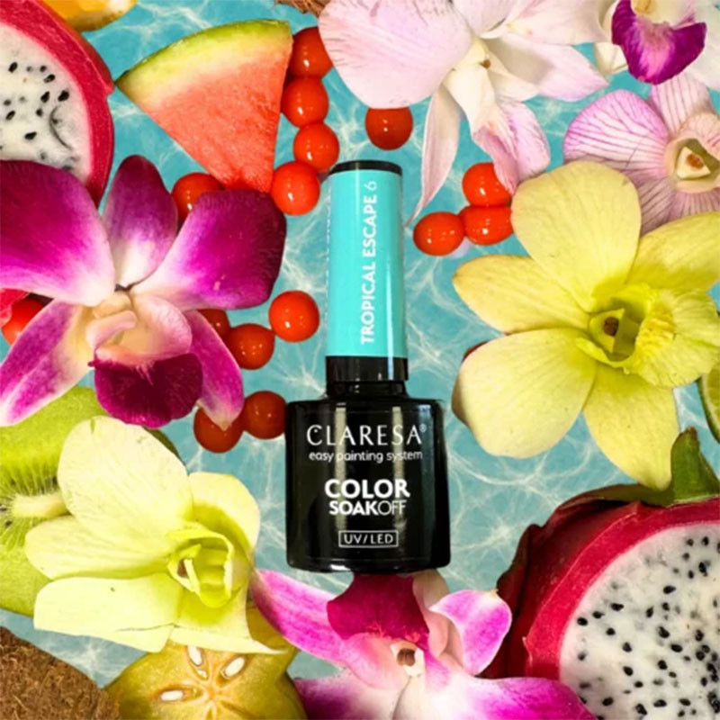 Värigeelilakka – Claresa – Tropical Escape № 6, 5 g