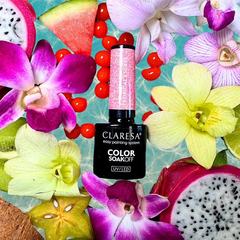 Värigeelilakka – Claresa – Tropical Escape № 7, 5 g
