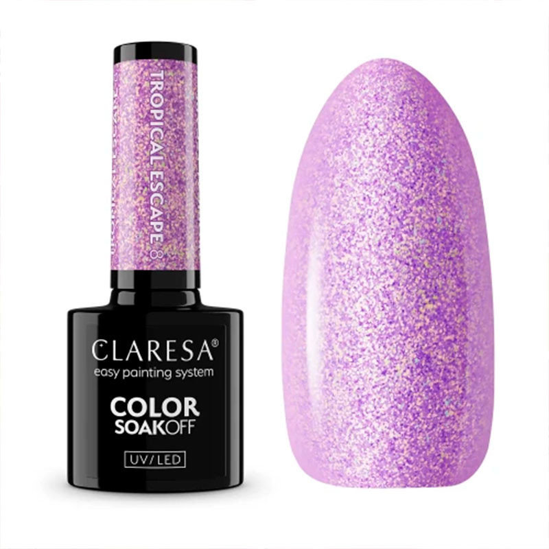 Värigeelilakka – Claresa – Tropical Escape № 8, 5 g