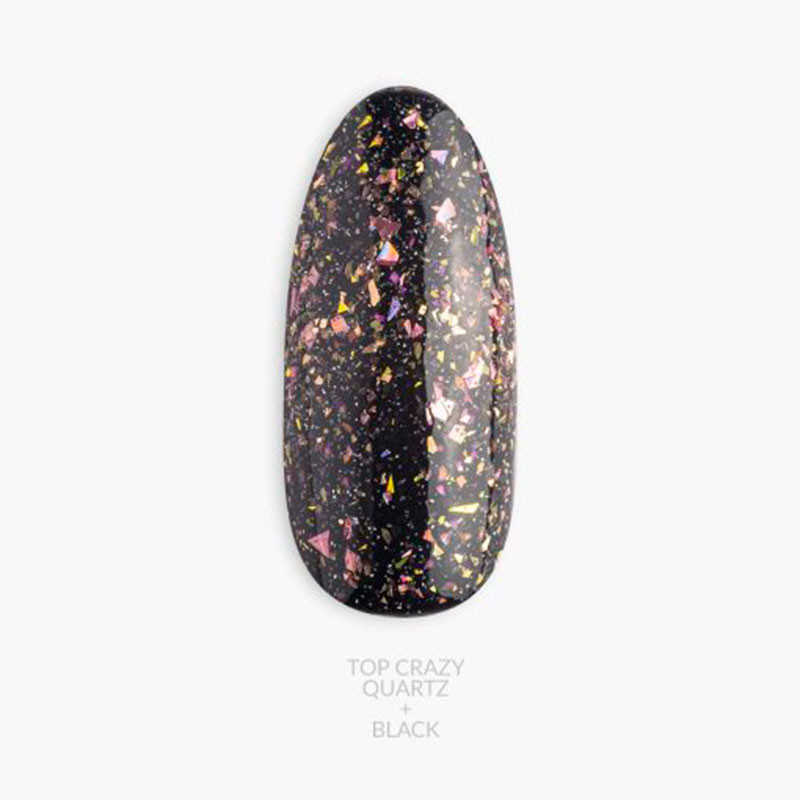 Päällyslakka Claresa Top Crazy Quartz  (ei tahmaista kerrosta) - 5 g