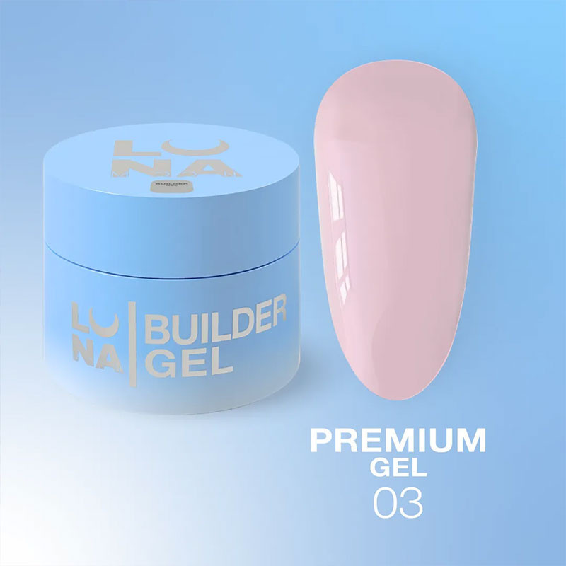 Builder gel – Lunamoon Premium Gel Nr 3 – 30 ml