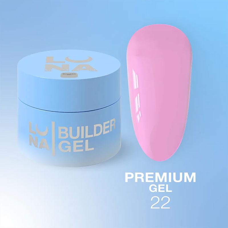 Rakennusgeeli – Lunamoon Premium Gel Nr 22 – 30 ml