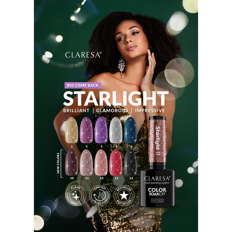 Цветной гель-лак Starlight № 12, 5 ml