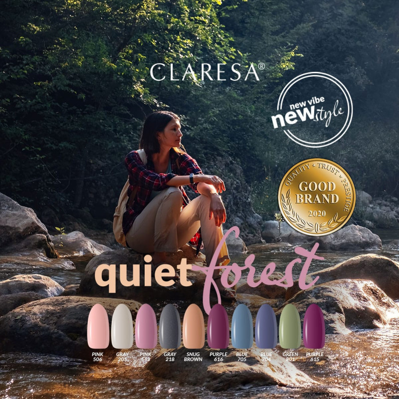 Цветной гель-лак Claresa Blue № 704, 5 ml