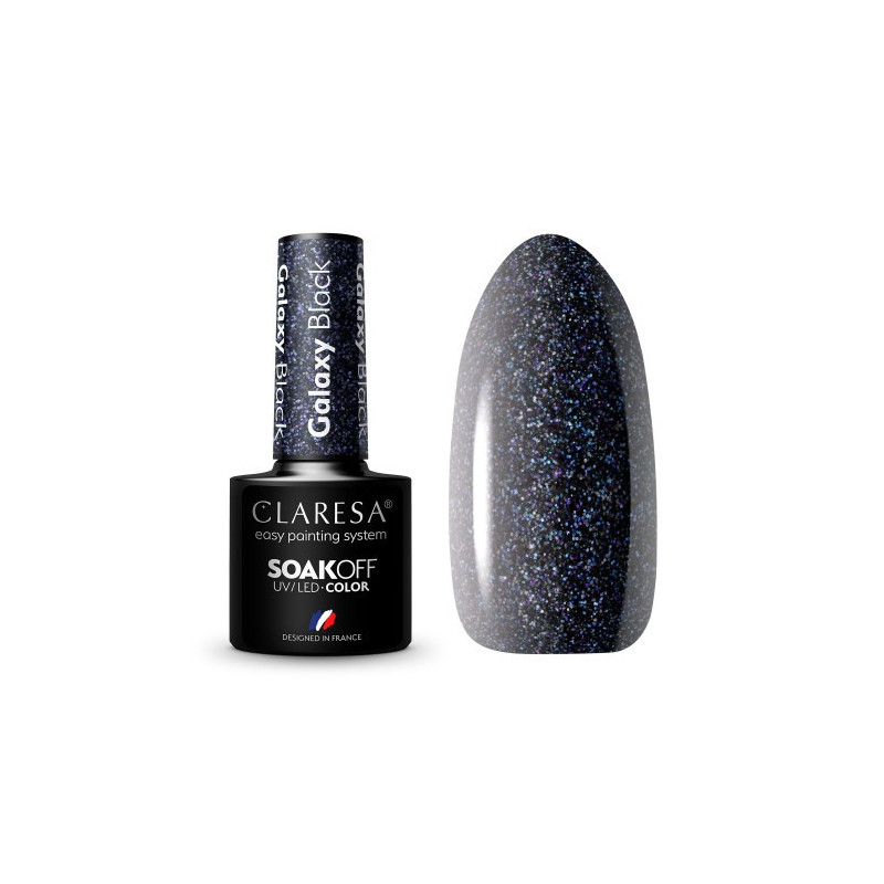 Geelilakka – Claresa Galaxy Black – 5 ml