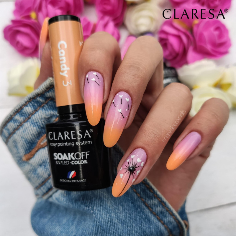 Цветной гель-лак Claresa Candy № 3, 5 ml