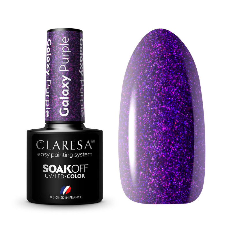 Geelilakka – Claresa Galaxy Purple – 5 ml