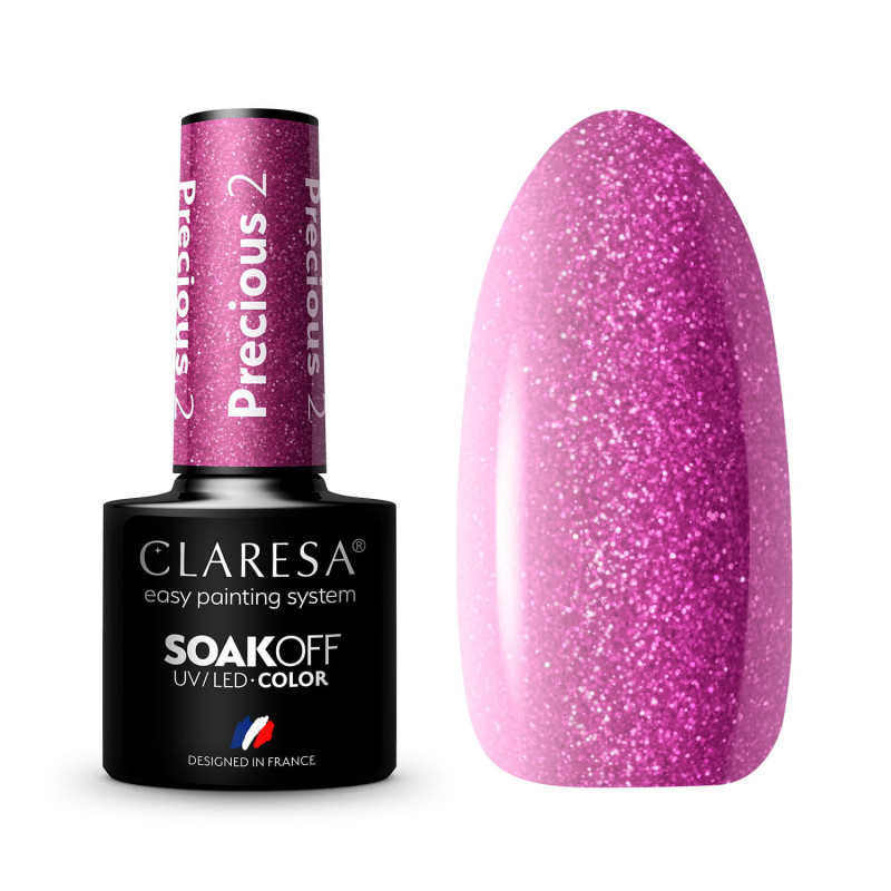 Цветной гель-лак Claresa Precious № 2, 5 ml