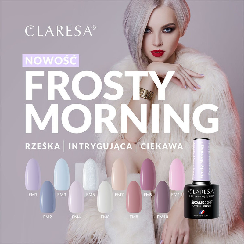 Цветной гель-лак Claresa Frosty Morning № 10, 5 ml