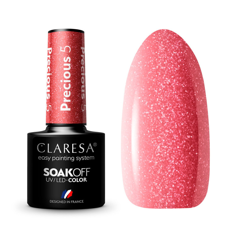 Цветной гель-лак Claresa Precious № 5, 5 ml