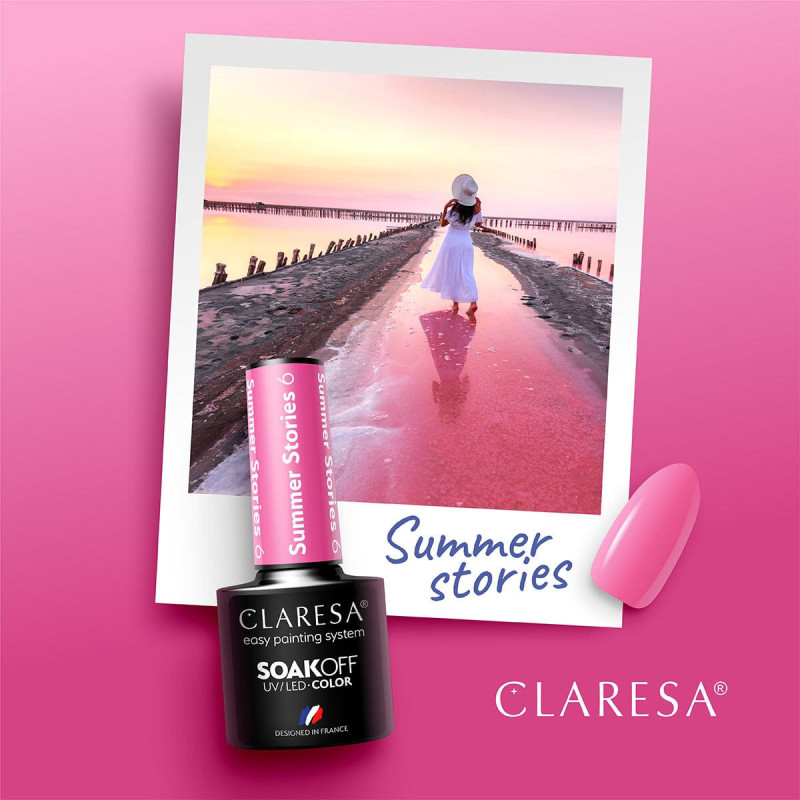 Цветной гель-лак Claresa Summer Stories № 6, 5 ml