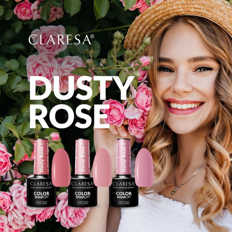 Geelilakka – Claresa Dusty Rose № 6 – 5 ml