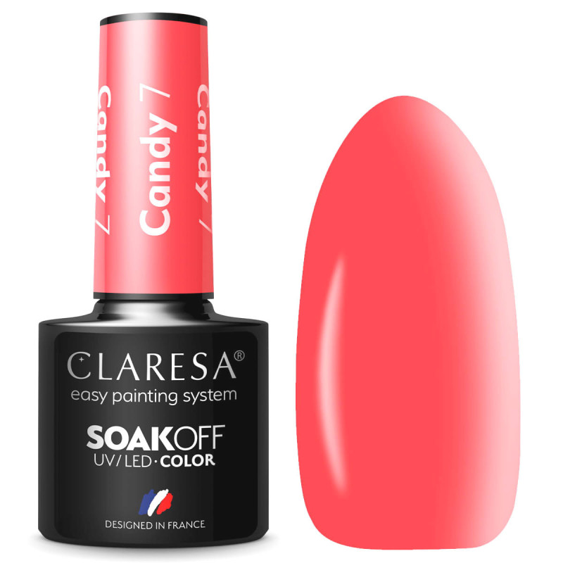 Gel polish – Claresa Candy № 7 – 5 ml