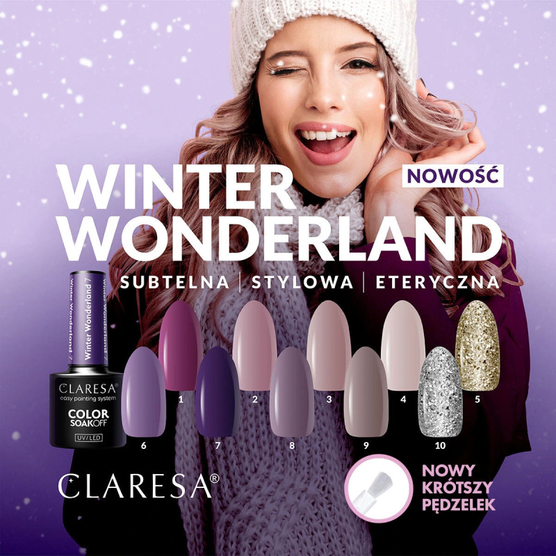Цветной гель-лак Claresa Winter Wonderland № 6, 5 ml