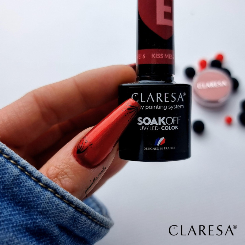 Цветной гель-лак Claresa Kiss Me! № 6, 5 ml