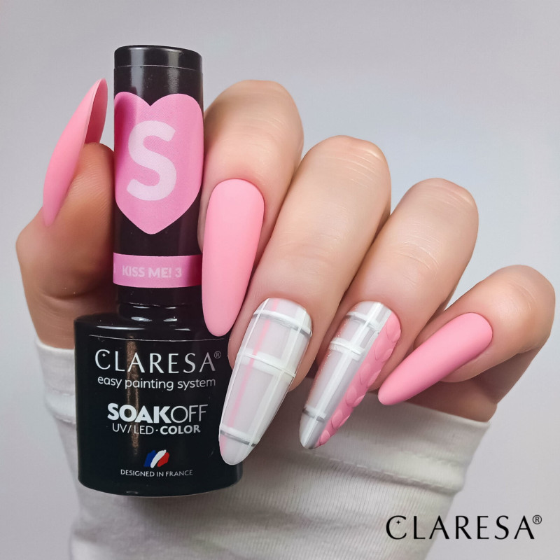 Цветной гель-лак Claresa Kiss Me! № 3, 5 ml