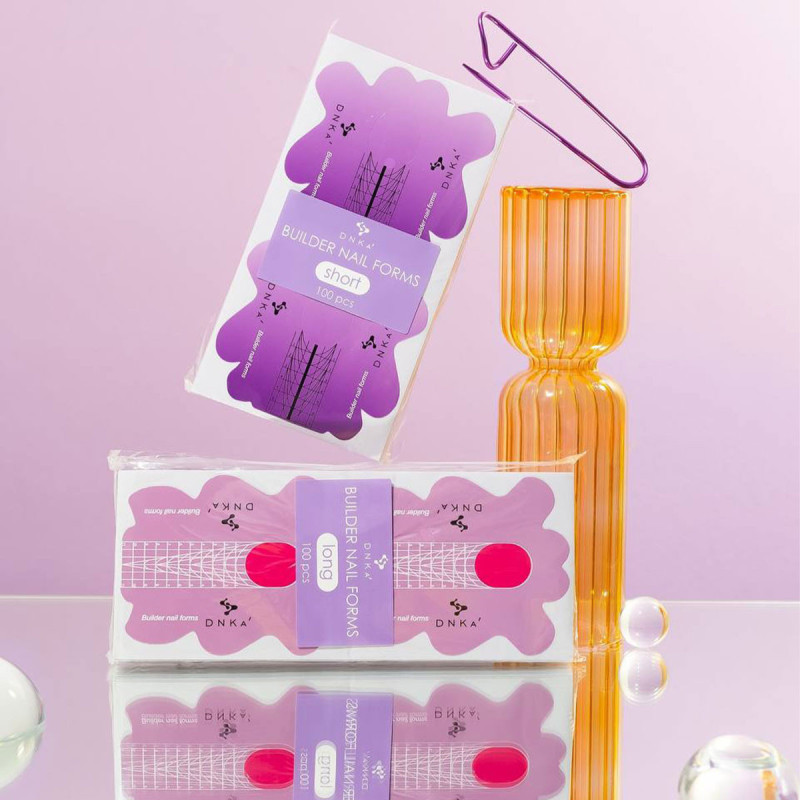 Paper nail forms for extensions – DNKa Short – 100 pcs