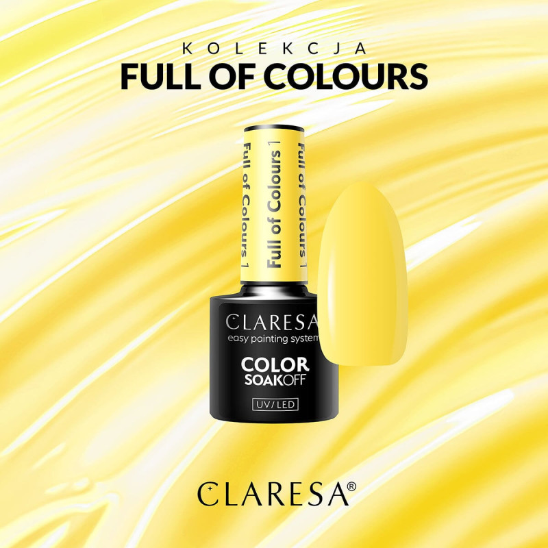 Geelilakka – Claresa  Full Of Colors № 1 – 5 ml