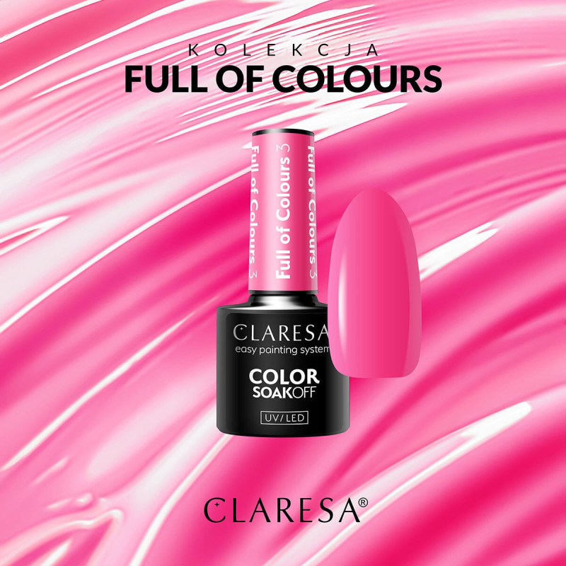 Geelilakka – Claresa  Full Of Colors № 3 – 5 ml