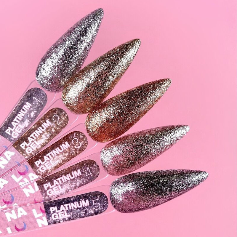 Гель-краска для ногтей – LUNAMOON Platinum Gel Nr 2 – 5 ml