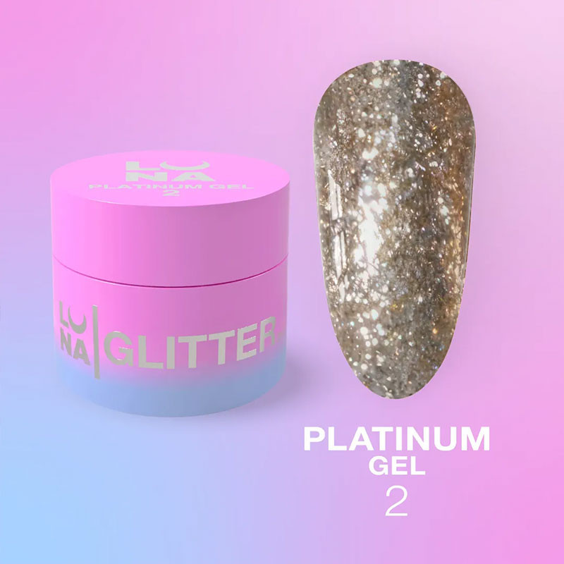 Гель-краска для ногтей – LUNAMOON Platinum Gel Nr 2 – 5 ml