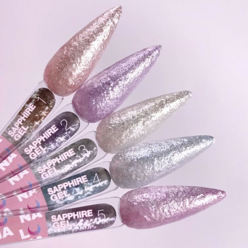 Гель-краска для ногтей – LUNAMOON Sapphire Gel Nr 4 – 5 ml