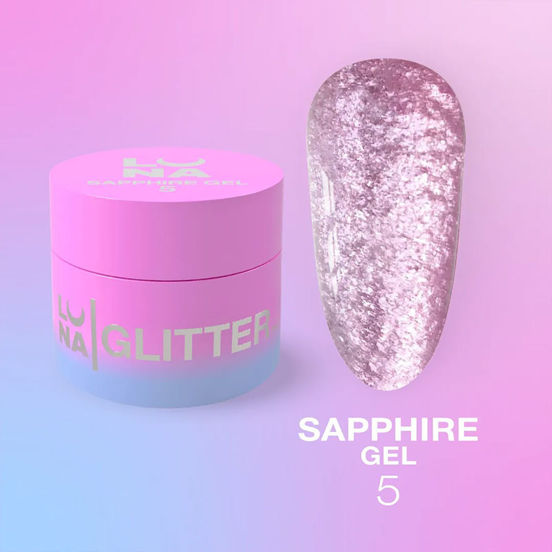 Geelimaali – LUNAMOON Sapphire Gel Nr 5 – 5 ml