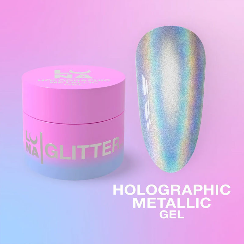 Geelimaali – LUNAMOON Holographic Metallic Gel – 5 ml
