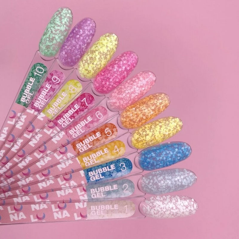 Гель-краска для ногтей – LUNAMOON Bubble Gel Nr 10 – 5 ml