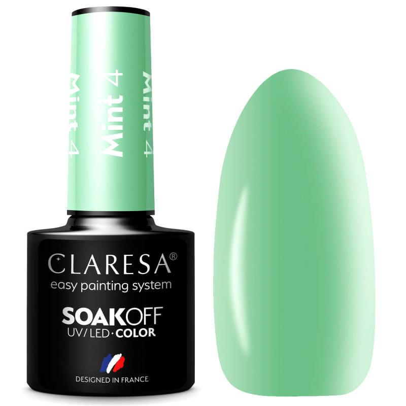 Gel polish – Claresa Mint № 4 – 5 ml