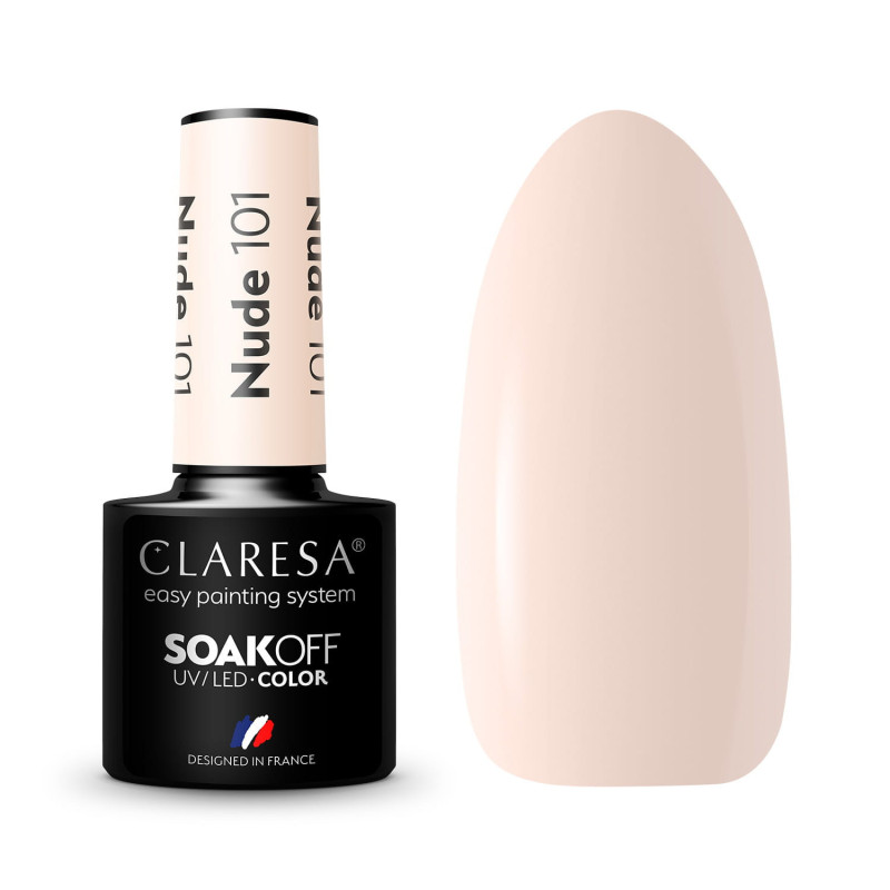 Gel polish – Claresa Nude No. 101 – 5 ml