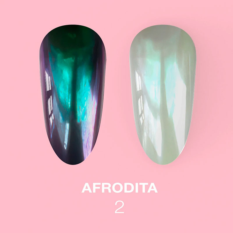 Set of Nail Rubbing Powders Lunamoon Afrodita - 6 pcs