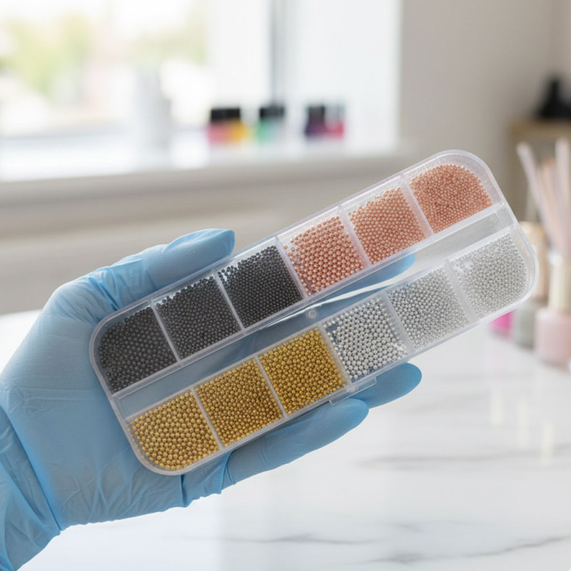 Microbeads for nails MIX color - Miori