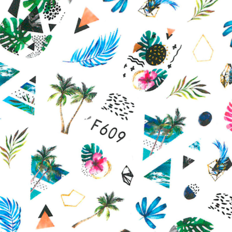 Thin Self-Adhesive Nail Stickers – Fruits – F644