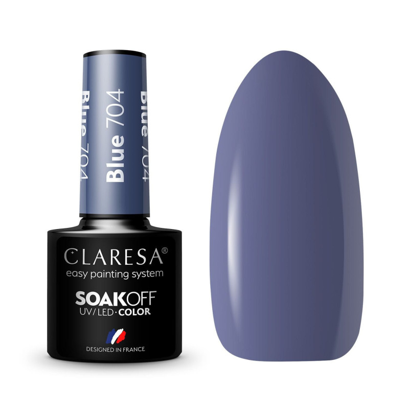 Gel polish – Claresa Blue № 704 – 5 ml