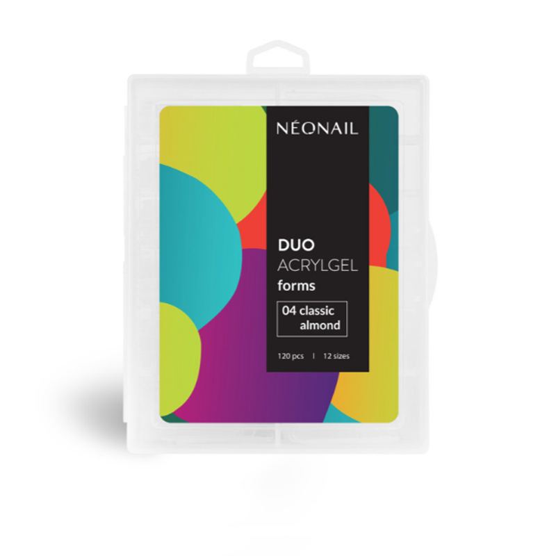 Dual Forms for Nail Extensions – NeoNail, Duo AcrylGel 04, Classic Almond