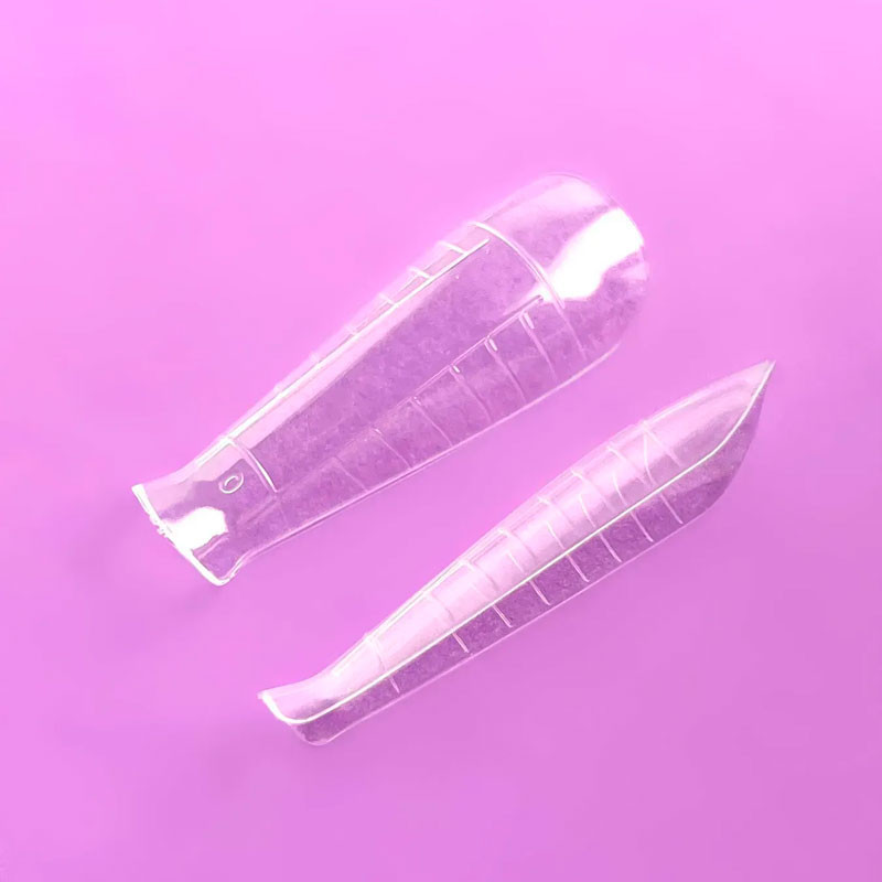Верхние формы для наращивания DNKa Top Nail Forms Short Almond, 120 шт