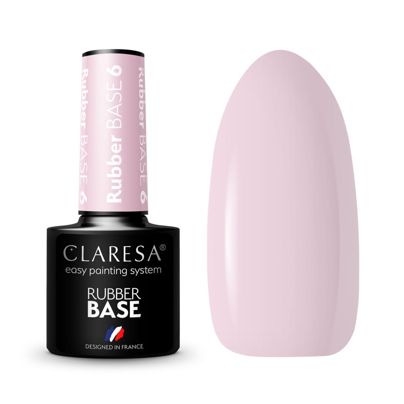Базовое покрытие  Rubber Base 6 Claresa, 5 ml